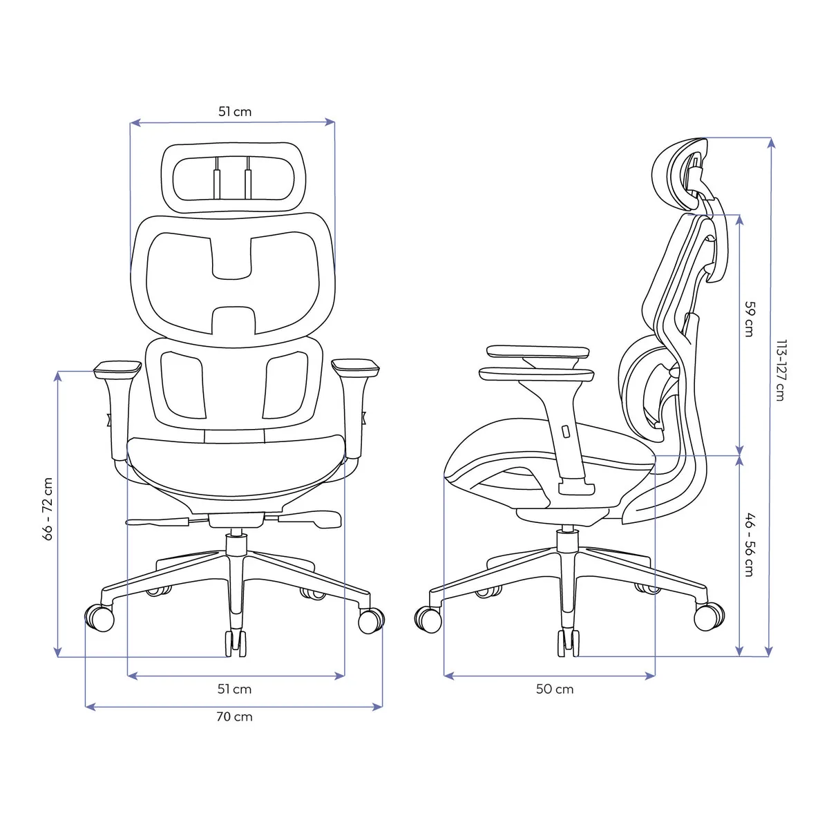 Cadeira Ergonômica Elements Siggy
